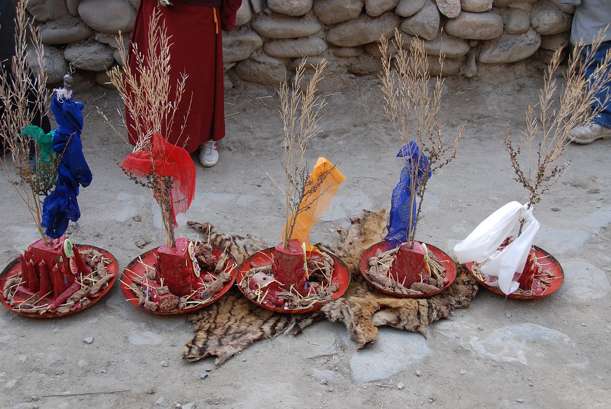 Mustang Lo Manthang Tiji Festival Day 3 06-4 Dorje Jono Cuts Up His Demon Father Into Five Pieces